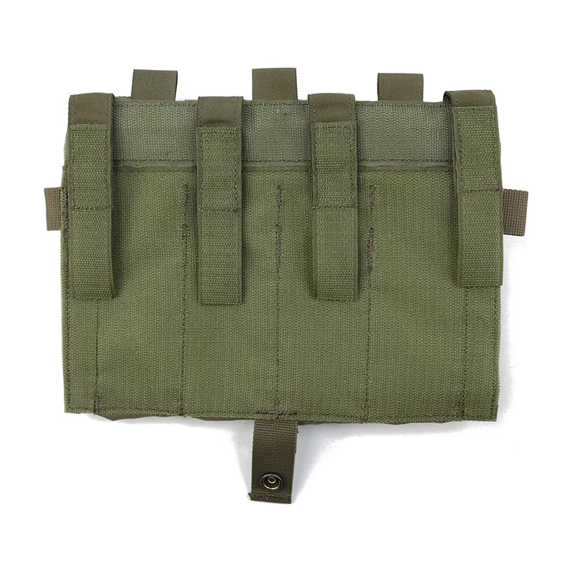 TWINFALCONS DETACHABLE FLAP QUAD SMG MAG POUCHES PANEL [TW-M080]