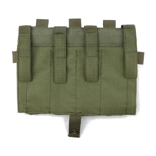 TWINFALCONS DETACHABLE FLAP QUAD SMG MAG POUCHES PANEL [TW-M080]