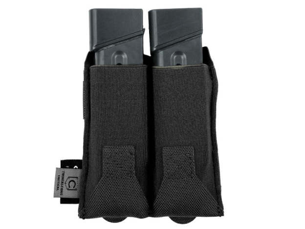 TWINFALCONS ELASTIC DOUBLE 9MM MAG POUCH