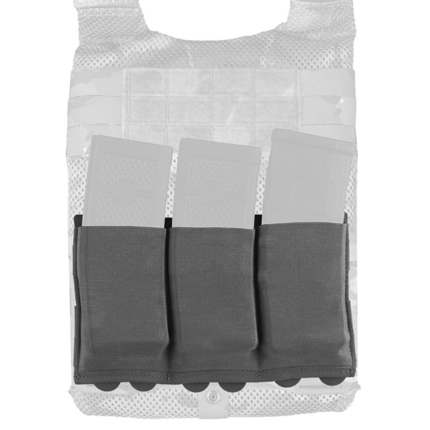 WOSPORT LIGHTWEIGHT ELASTIC TRIPLE MAG POUCH [WST-MG-116]