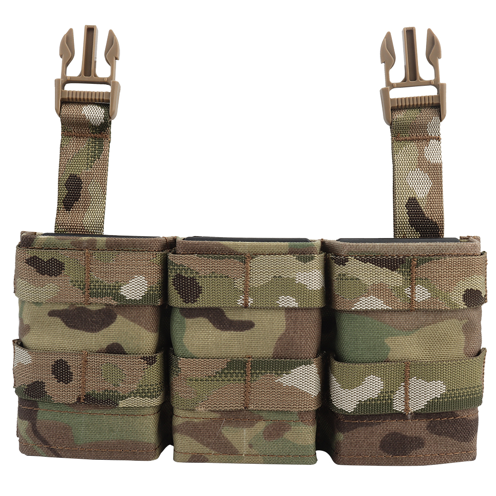 WOSPORT FAST 5.56 TRIPLE MAG POUCH (MEDIUM) FRONT PANEL[WST-MG-F-21]