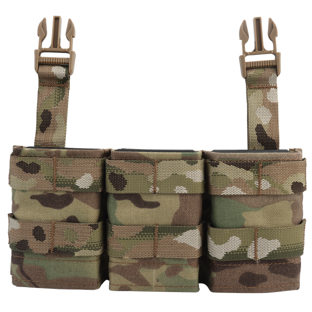 WOSPORT FAST 5.56 TRIPLE MAG POUCH (MEDIUM) FRONT PANEL[WST-MG-F-21]