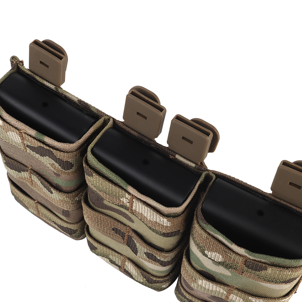 WOSPORT FAST 5.56 TRIPLE MAG POUCH (LONG) [WST-MG-F-14]