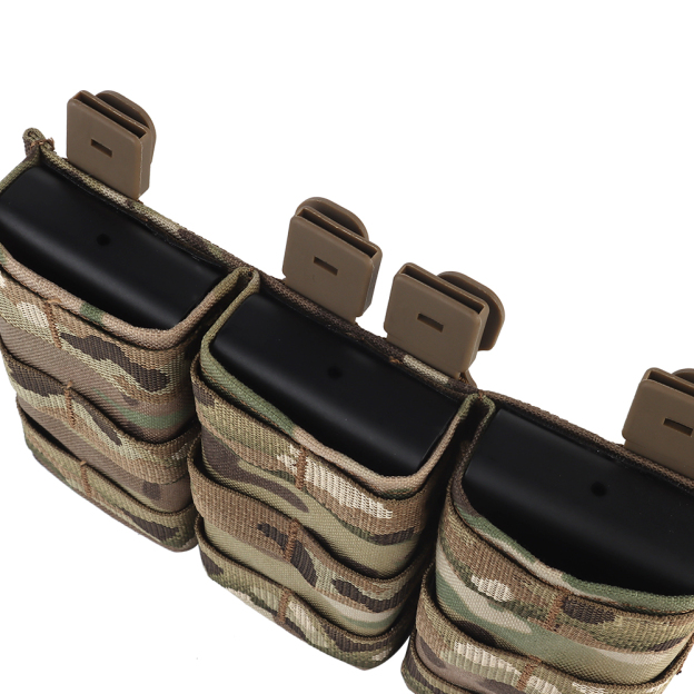WOSPORT FAST 5.56 TRIPLE MAG POUCH (LONG) [WST-MG-F-14]