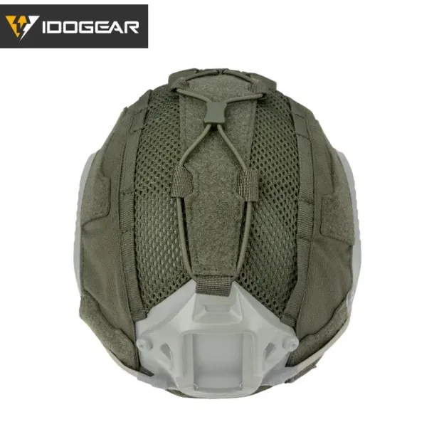 IDO GEAR IDOGEAR TACTICAL HELMET COVER FOR MARITIME HELMET W/ NVG BATTERY POUCH GEAR CAMO [IG-HC3812]