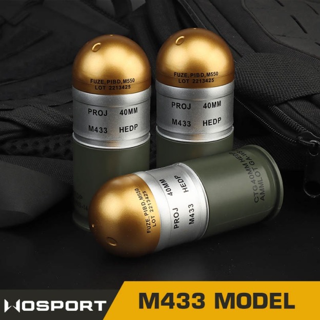 WOSPORT M433 DUMMY GRENADE SET [WST-EX-036]