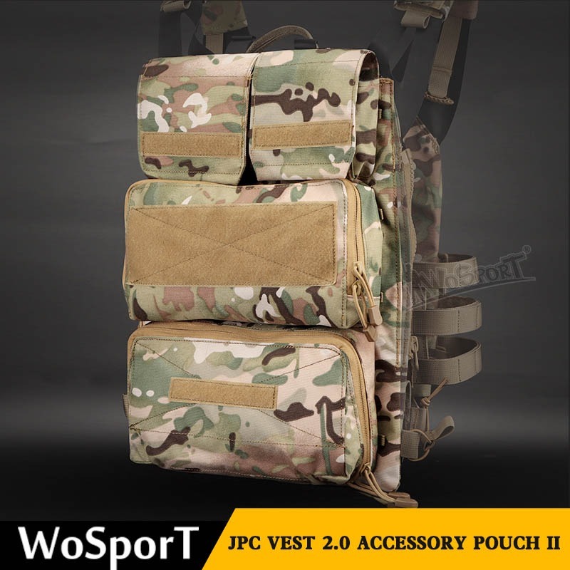 WOSPORT JPC PLATE CARRIER 2.0 ACCESSORY POUCH II [WST-VE-63-ACC-02]