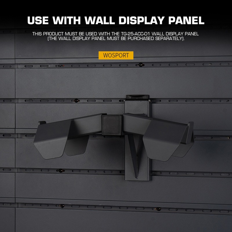 WOSPORT PLATE CARRIER DISPLAY WALL MOUNT [WST-TG-25-ACC-05]
