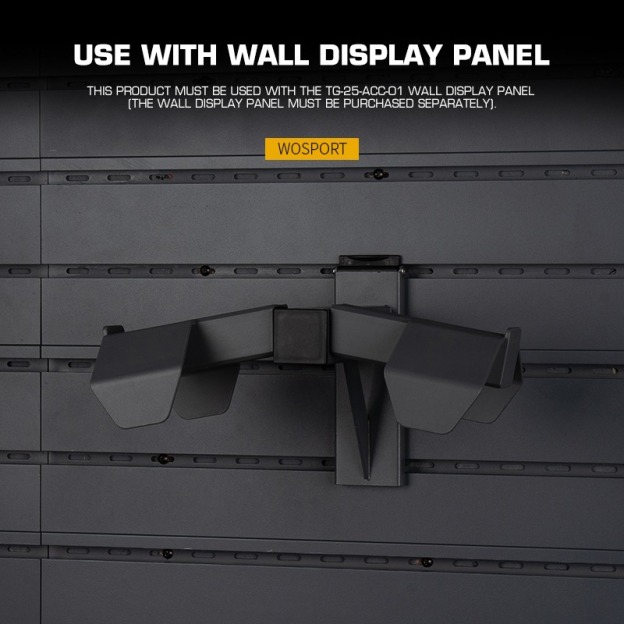 WOSPORT PLATE CARRIER DISPLAY WALL MOUNT [WST-TG-25-ACC-05]
