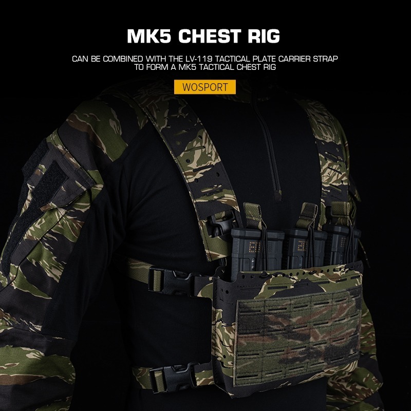 WOSPORT LV-119 TACTICAL PLATE CARRIER SET [WST-VE-116]