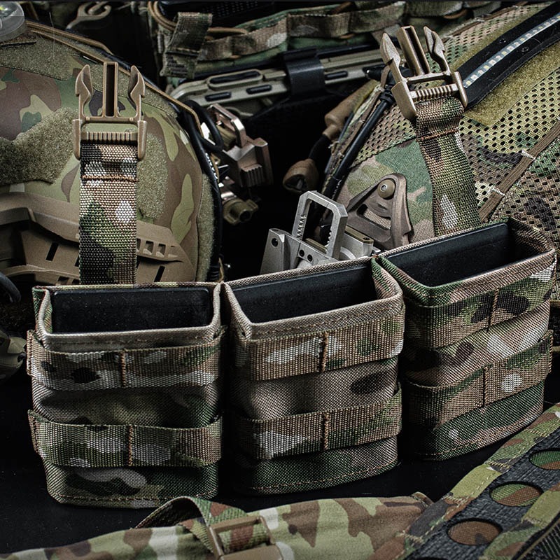 WOSPORT FAST 7.62 TRIPLE MAG POUCH (MEDIUM) FRONT PANEL[WST-MG-F-23]