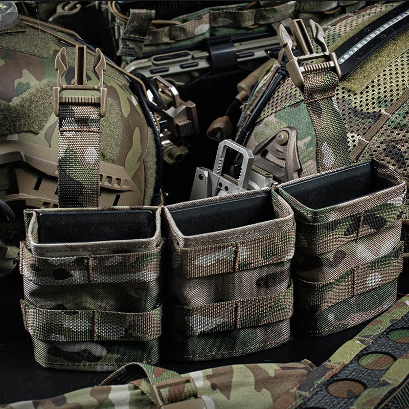 WOSPORT FAST 7.62 TRIPLE MAG POUCH (MEDIUM) FRONT PANEL[WST-MG-F-23]