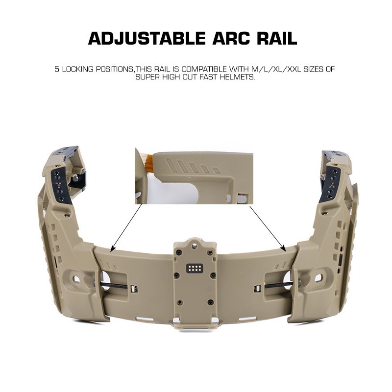 WOSPORT MODULAR ARC RAIL SET [WST-HL-ACC-84]