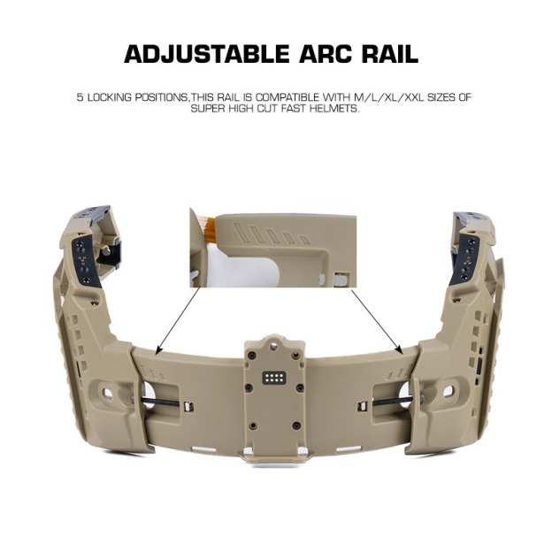 WOSPORT MODULAR ARC RAIL SET [WST-HL-ACC-84]
