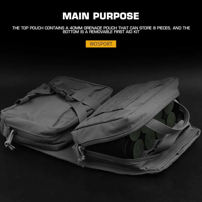 WOSPORT SCARAB TACTICAL BACKPLATE [WST-VE-78-ACC-04]