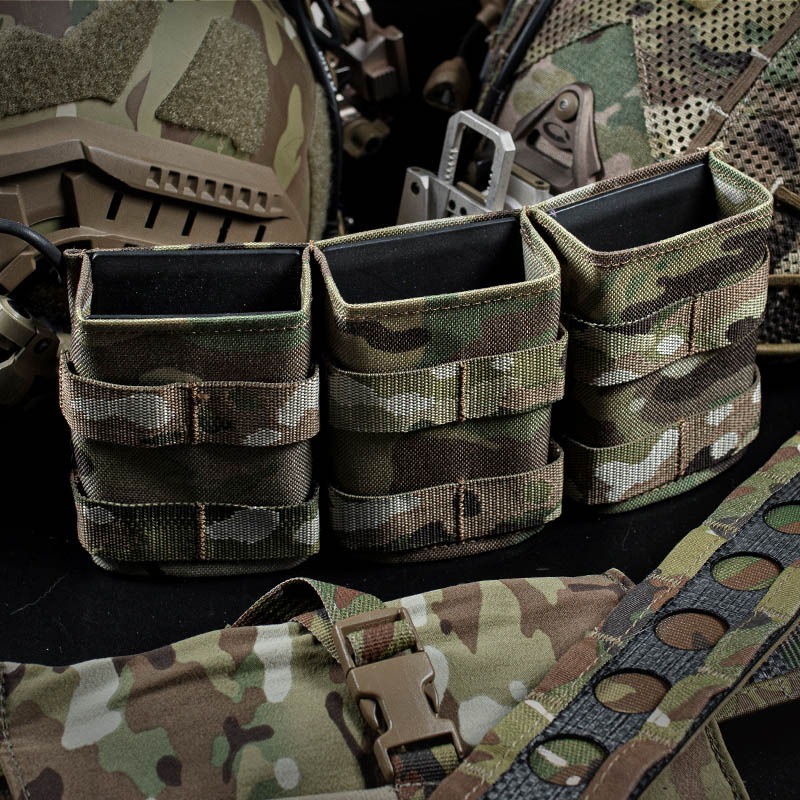 WOSPORT FAST 7.62 TRIPLE MAG POUCH (MEDIUM)[WST-MG-F-17]