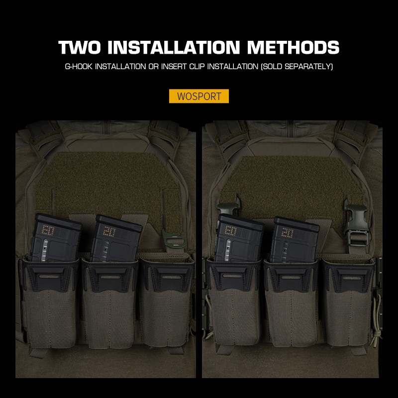 K-TYPE K-TYPE TRIPLE MAG POUCH PANEL [WST-VE-118-ACC-01]