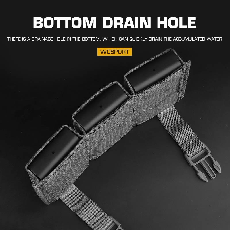 WOSPORT FAST 7.62 TRIPLE MAG POUCH (MEDIUM) FRONT PANEL[WST-MG-F-23]