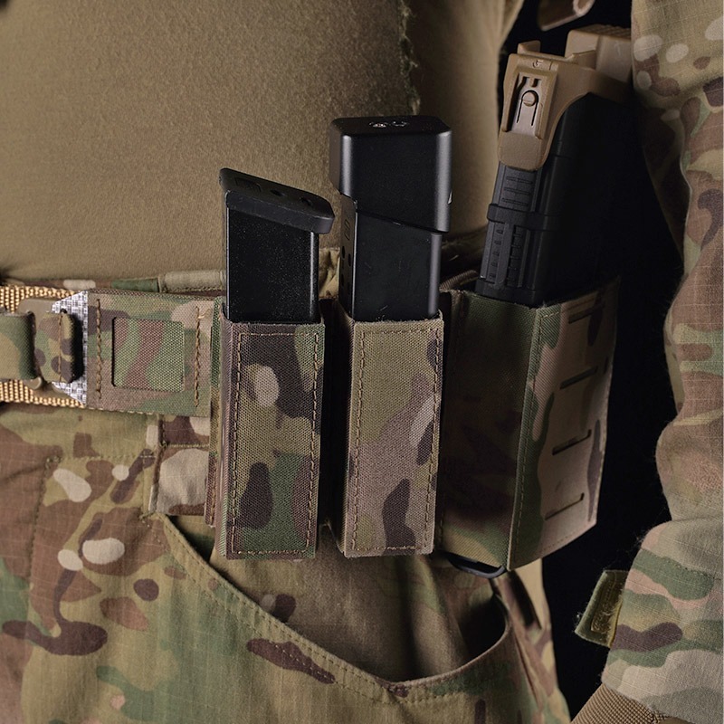 WOSPORT PHC MK2 9MM DOUBLE MAG POUCH [WST-MG-109]