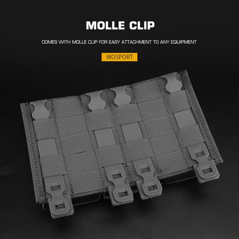 WOSPORT FAST 5.56 TRIPLE MAG POUCH (LONG) [WST-MG-F-14]