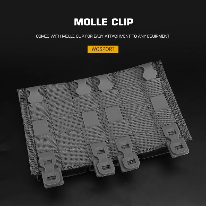 WOSPORT FAST 5.56 TRIPLE MAG POUCH (LONG) [WST-MG-F-14]