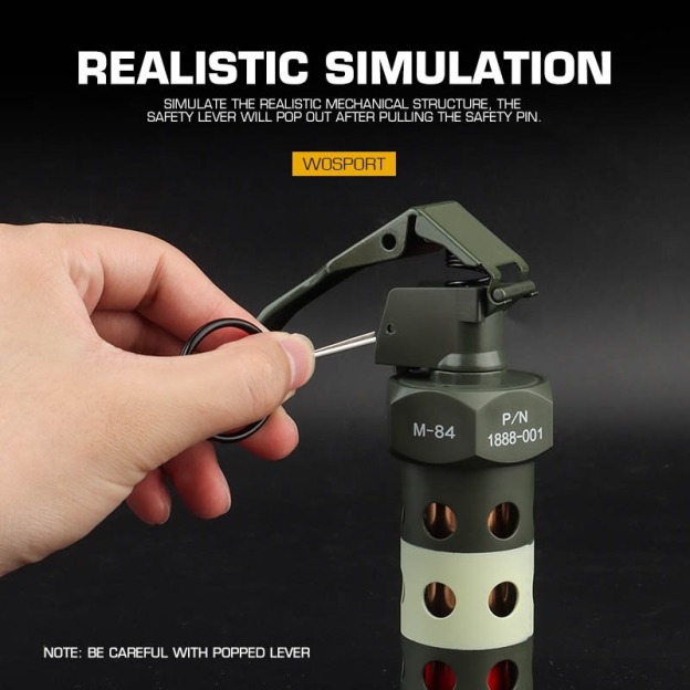 WOSPORT DUMMY FLASHBANG GRENADE MODEL（NO FUNCTION） [WST-EX-048-E]