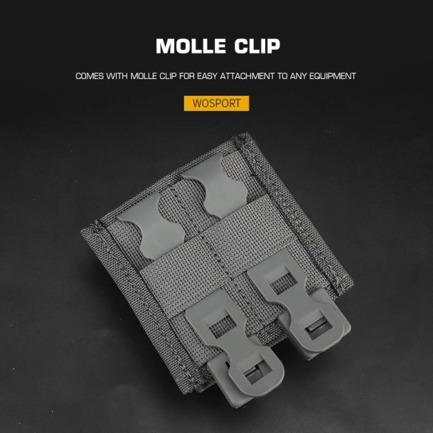 WOSPORT FAST 7.62 SINGLE MAG POUCH (SHORT)[WST-MG-F-15]