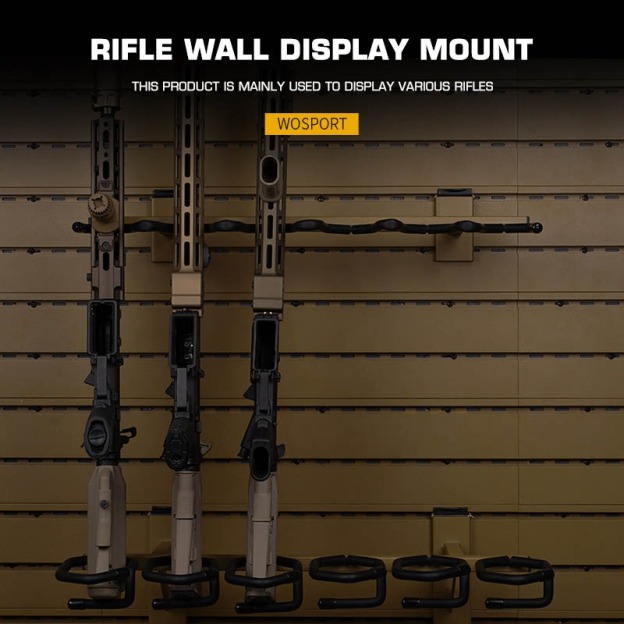 WOSPORT WALL DISPLAY PANEL RIFLE MOUNT [WST-TG-25-ACC-02]