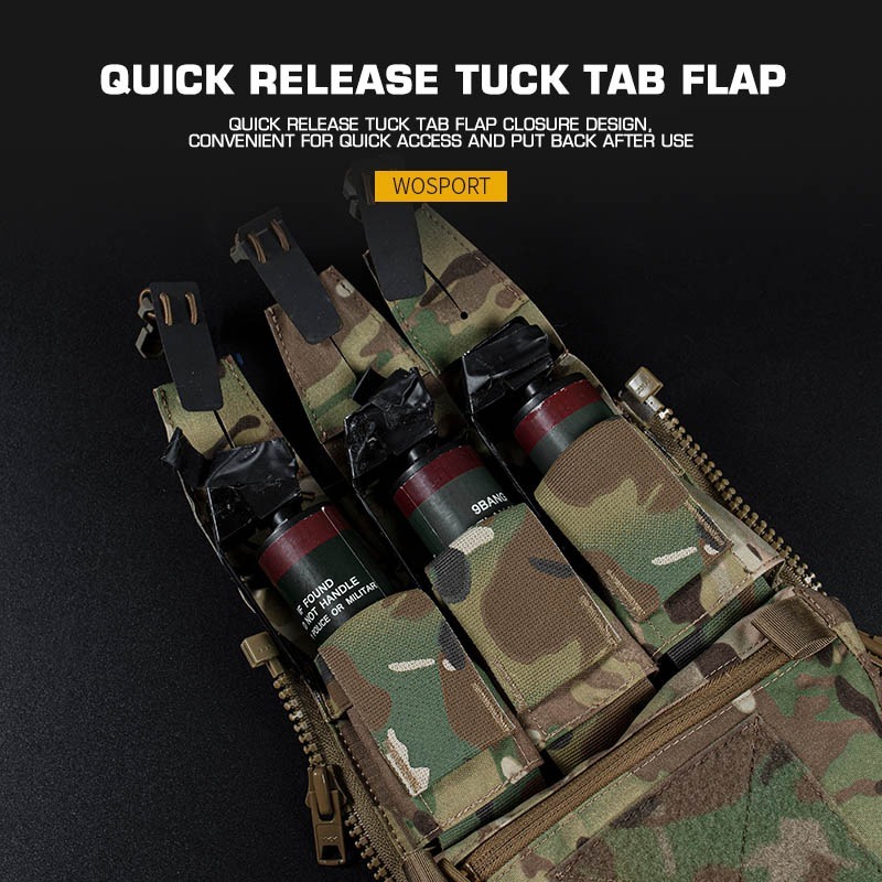 WOSPORT V5 PC BACK PANEL TACTICAL SUPPLEMENT [WST-VE-75-ACC-07]