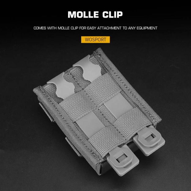 WOSPORT FAST 7.62 SINGLE MAG POUCH (MEDIUM)[WST-MG-F-16]