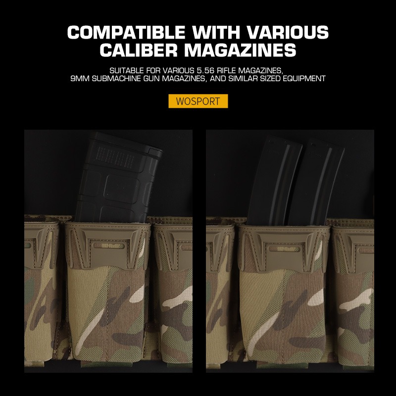 K-TYPE K-TYPE TRIPLE MAG POUCH PANEL [WST-VE-118-ACC-01]