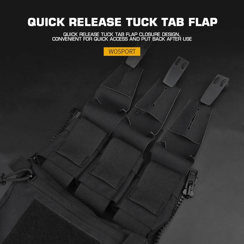 WOSPORT V5 PC BACK PANEL TACTICAL SUPPLEMENT [WST-VE-75-ACC-07]