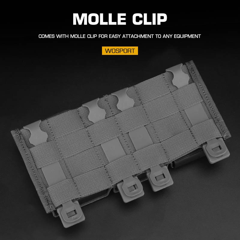 WOSPORT FAST 7.62 TRIPLE MAG POUCH (MEDIUM)[WST-MG-F-17]