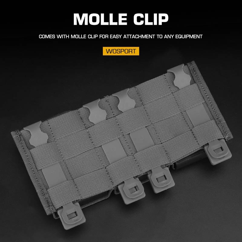 WOSPORT FAST 7.62 TRIPLE MAG POUCH (MEDIUM)[WST-MG-F-17]