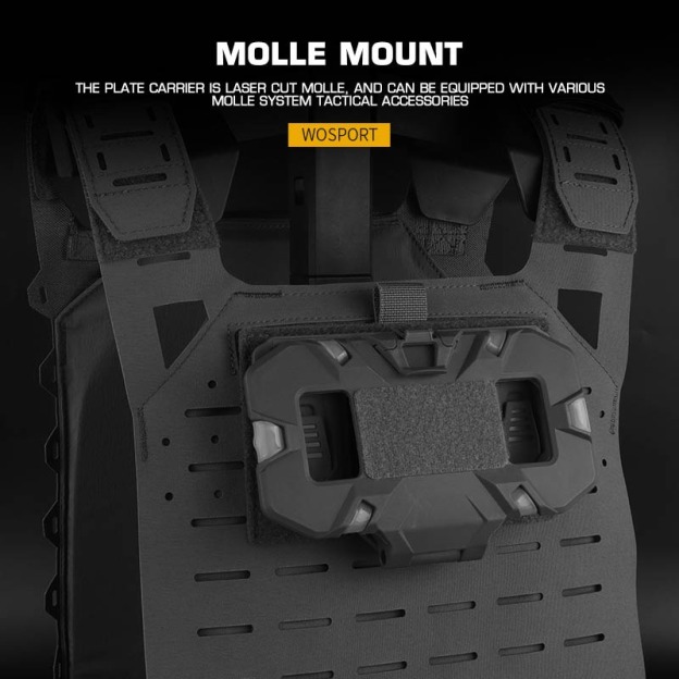 WOSPORT LIGHTWEIGHT SF TACTICAL PLATE CARRIER V2 [WST-VE-104]