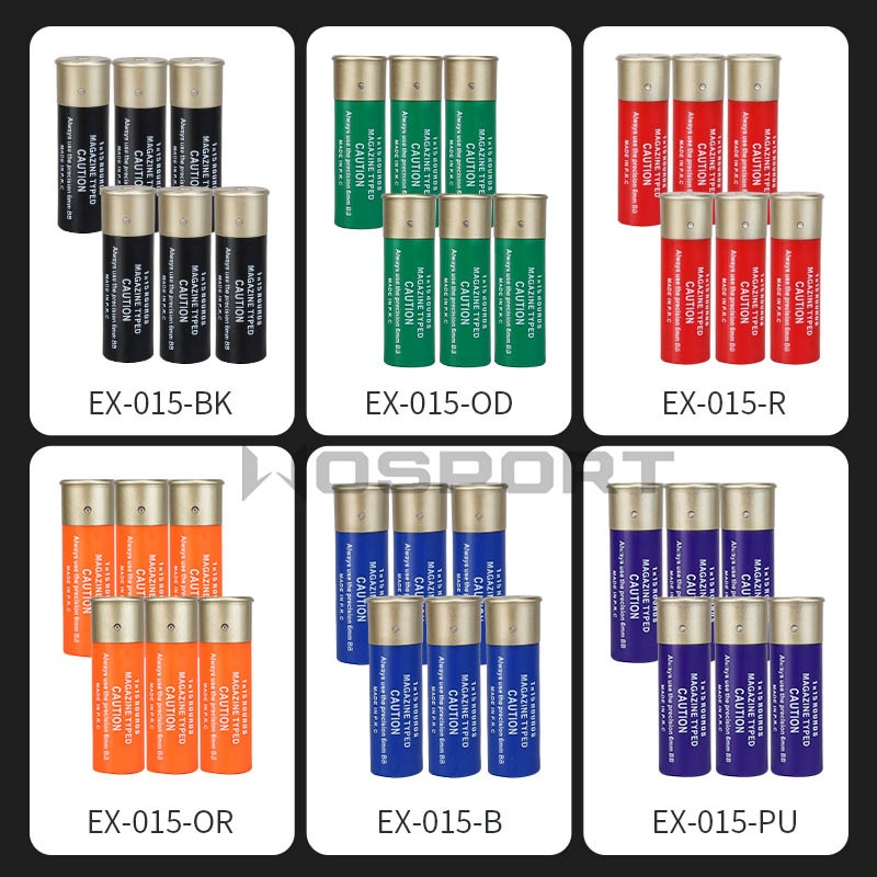 WOSPORT SHOTGUN SHELL MODEL (15 BBS) 6PCS [WST-EX-015]