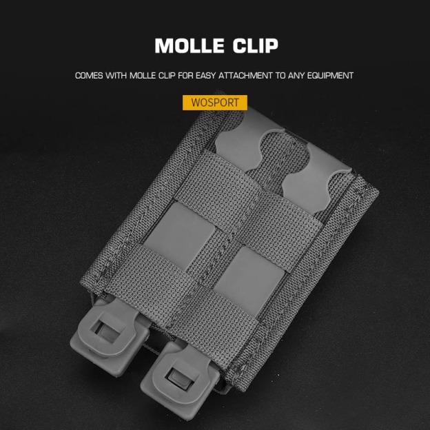 WOSPORT FAST 5.56 SINGLE MAG POUCH (MEDIUM) [WST-MG-F-11]