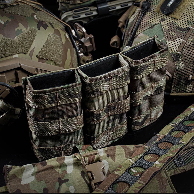 WOSPORT FAST 7.62 TRIPLE MAG POUCH (LONG)[WST-MG-F-19]