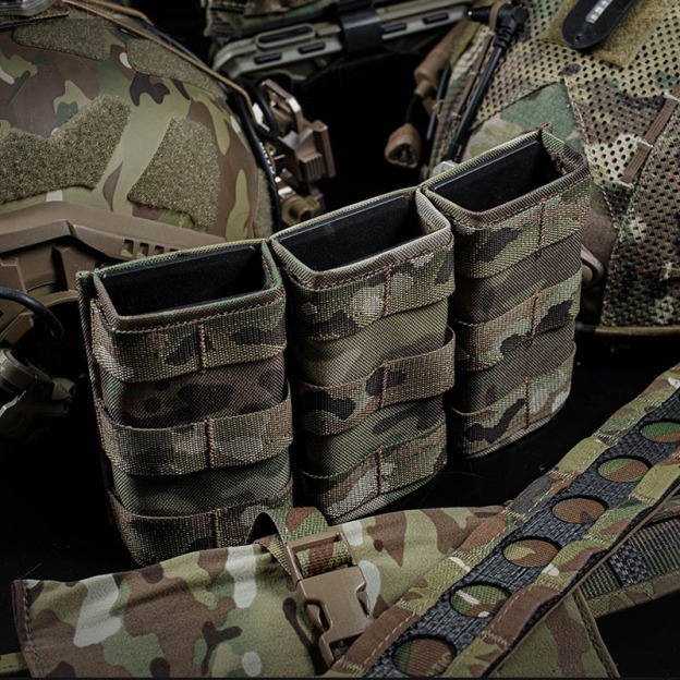 WOSPORT FAST 7.62 TRIPLE MAG POUCH (LONG)[WST-MG-F-19]