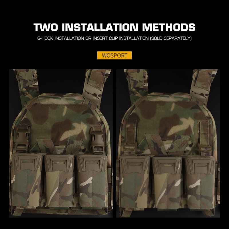 K-TYPE K-TYPE TRIPLE MAG POUCH PANEL [WST-VE-118-ACC-01]