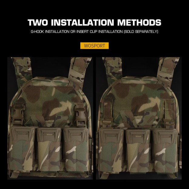 K-TYPE K-TYPE TRIPLE MAG POUCH PANEL [WST-VE-118-ACC-01]