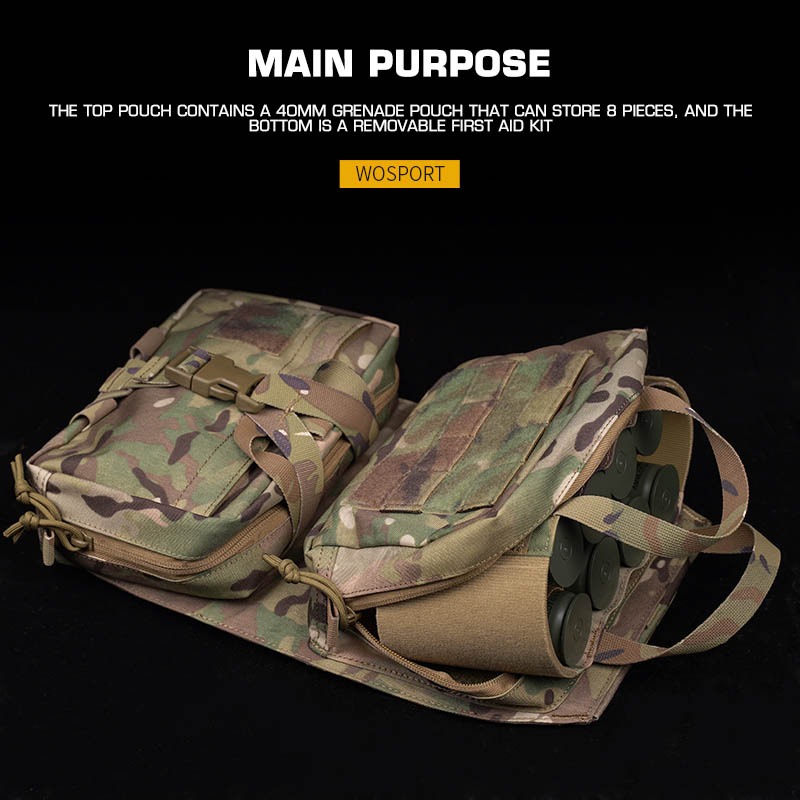WOSPORT SCARAB TACTICAL BACKPLATE [WST-VE-78-ACC-04]