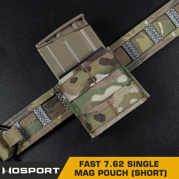 WOSPORT FAST 7.62 SINGLE MAG POUCH (SHORT)[WST-MG-F-15]