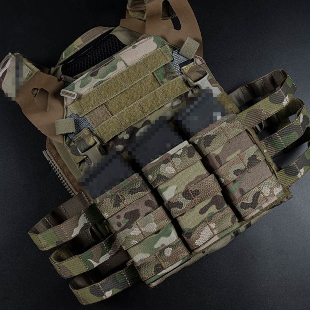 WOSPORT FAST 5.56 TRIPLE MAG POUCH (LONG) [WST-MG-F-14]