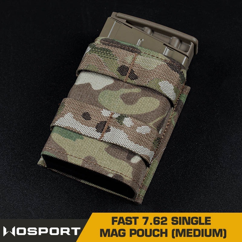 WOSPORT FAST 7.62 SINGLE MAG POUCH (MEDIUM)[WST-MG-F-16]