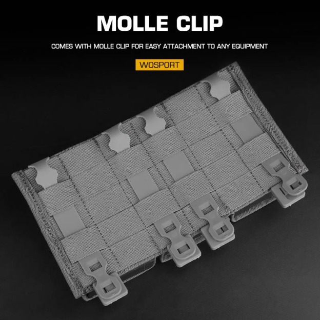 WOSPORT FAST 7.62 TRIPLE MAG POUCH (LONG)[WST-MG-F-19]