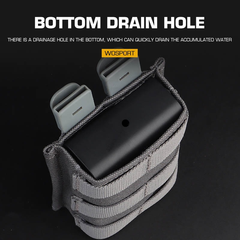 WOSPORT FAST 7.62 SINGLE MAG POUCH (LONG）[WST-MG-F-17]