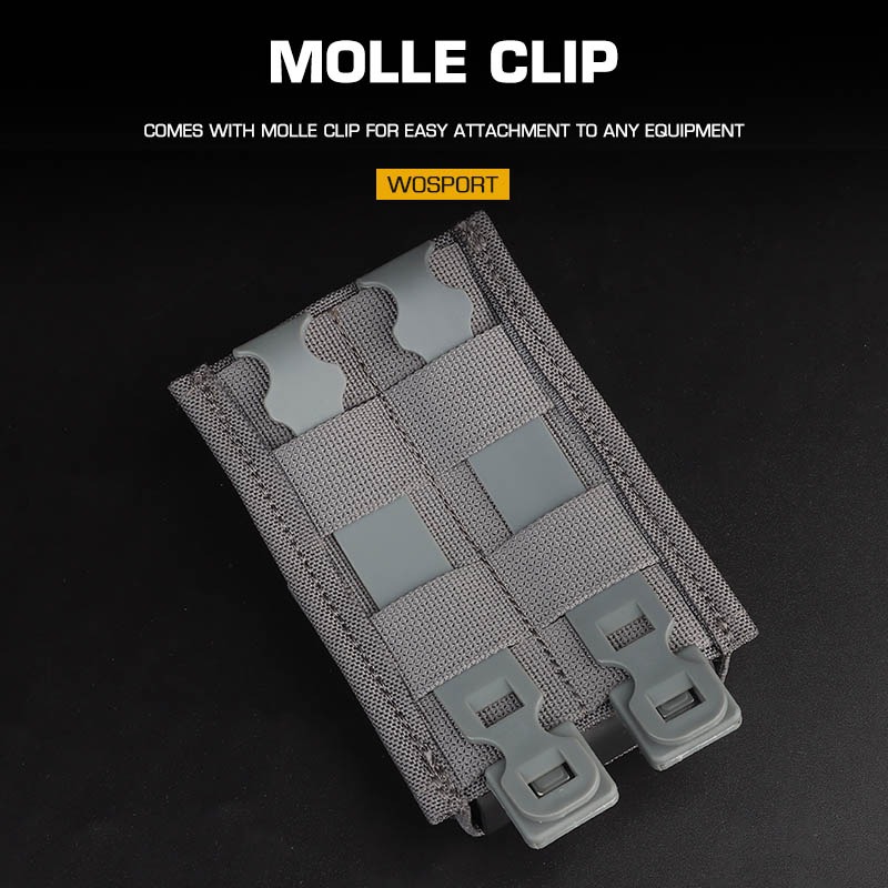 WOSPORT FAST 7.62 SINGLE MAG POUCH (LONG）[WST-MG-F-17]