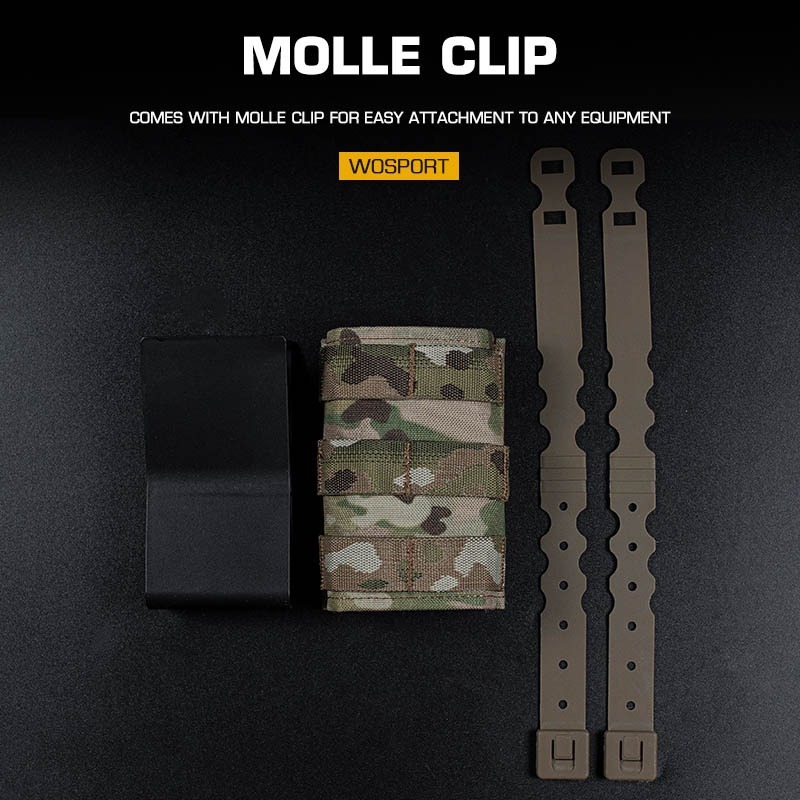 WOSPORT FAST 7.62 SINGLE MAG POUCH (LONG）[WST-MG-F-17]