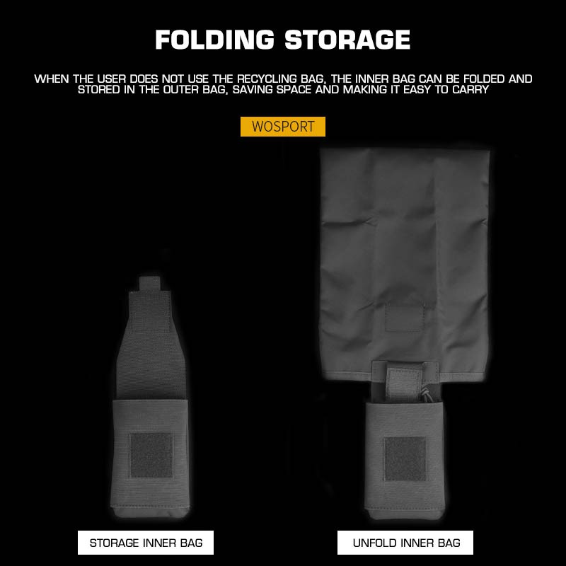 WOSPORT QUICK DEPLOYMENT RECYCLING BAG [WST-BP-145]